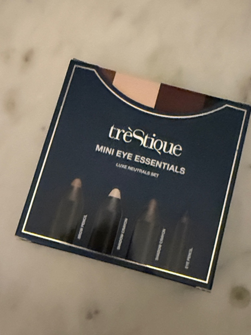 treStiQue Navy Mini Eye Essentials with Neutral Creams and Deep Taupe